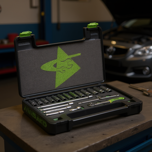 Fasano <b>Socket</b> Set 1/4 Inch Drive 20 Piece Metric Automotive Repair Tool Kit - Product Image 3