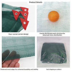 Filet pare-vent de jardin en polyéthylène haute densité vert pour la protection des olives, maille fine anti-chute avec service de découpe - Product Image 2