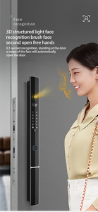 Extérieur étanche Ttlock Tuya Wifi APP serrures intelligentes porte en aluminium électrique Code numérique empreinte digitale serrure de porte coulissante verre <span class=keywords><strong>D2</strong></span> - Product Image 3