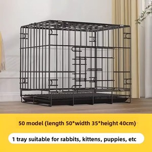 Gabbia per Cani Pieghevole di Lusso con Telaio in Metallo e Toilette per Cani di Piccola Taglia, Uso Domestico Interno, Per Tutte le Stagioni, Confezione in Scatola - Product Image 5