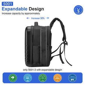 सोक एक्सपेंड वाटरप्रूफ हार्ड शेल लैपटॉप बैकपैक के साथ यूएसबी चार्जिंग पोर्ट लैपटॉप - Product Image 3