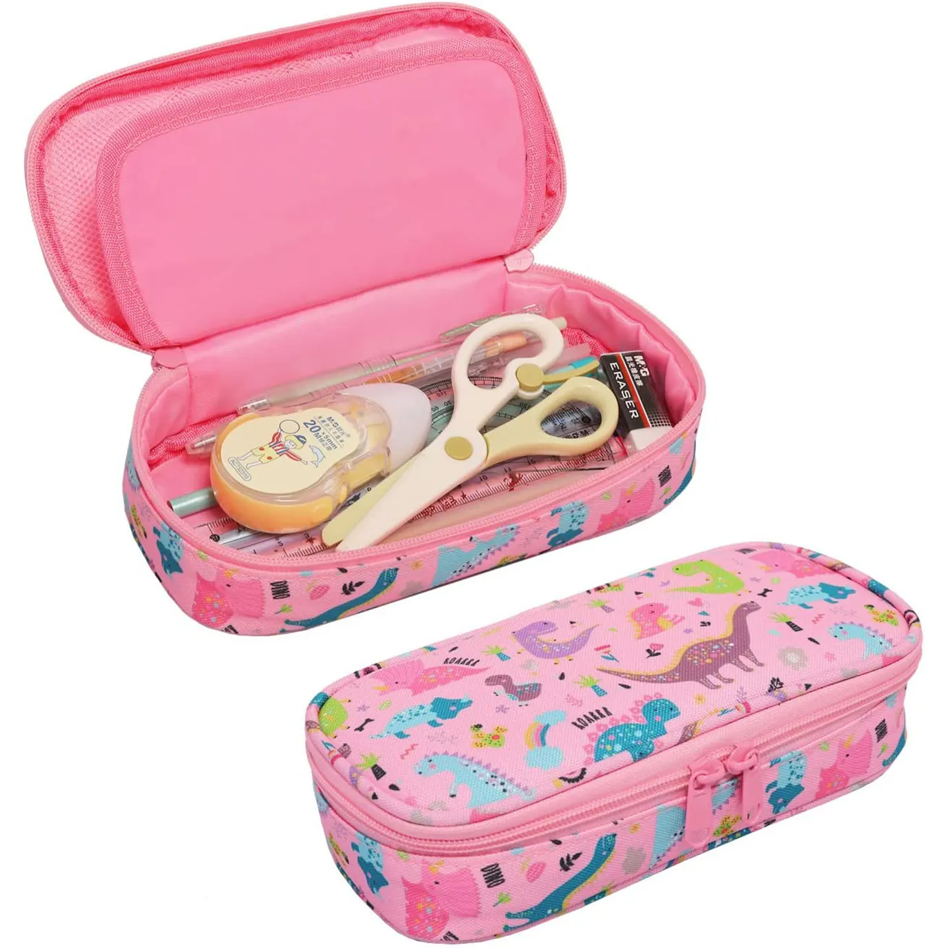 حقيبة صندوق بقلم رصاص للفتيات الصغيرات والأطفال في سن ما قبل المدرسة الابتدائية ورياض الأطفال وحقيبة