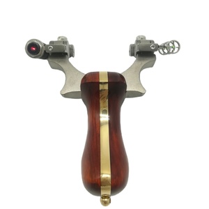 Rodamiento láser infrarrojo 304 Lengua de dragón de acero inoxidable Eslinga de tiro de cuero plana sin presión rápida para tirachinas de caza - Product Image 1