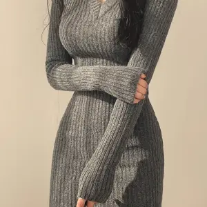 Manufacturer Most Popular Womens Knit Sweater Dress Sexy Long Sleeve Bodycon V Neck Mini Fall Sweaters Dresses