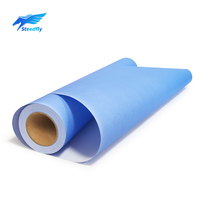 Papel de Dibujo Azul de una Cara de 24 Pulgadas y 80 g/m², Rollo de 2 Pulgadas de Diámetro, Longitud de 50 a 300 m, Personalizable