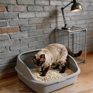 Litière pour chat DongnaiPETS écologique, biodégradable, sans poussière, à agglomération rapide, hautement absorbante, jetable aux toilettes, à la lavande, en bois de pin et silice - Product Image 1