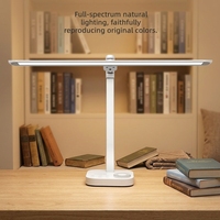 Lampe de lecture de bureau LED en aluminium Guanya avec commande tactile, fabriquée au Guangdong