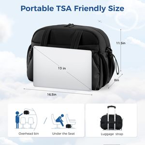 Bolsa de <span class=keywords><strong>Viaje</strong></span> Deportiva Impermeable de Nailon Acolchado con Logotipo Personalizado, con Compartimento para Zapatos y Bolsillo Impermeable para <span class=keywords><strong>Mujer</strong></span> - Product Image 3