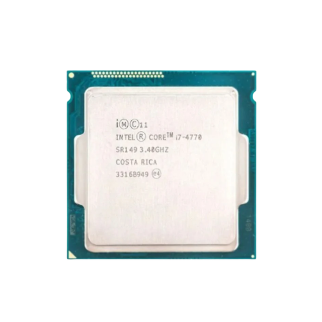 For I7-4770 Processor 4 Cores 8 Threads 3.40GHz Base 3.90GHz Turbo Socket 1150 8MB Cache 84W TDP for Desktop