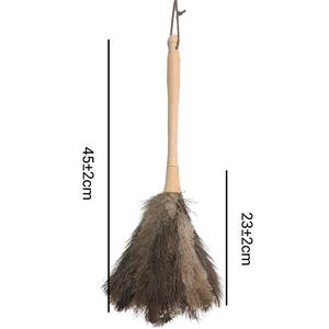 <span class=keywords><strong>Plumeau</strong></span> d'autruche domestique de couleur naturelle avec manche en bois fabriqué en Chine <span class=keywords><strong>plumeau</strong></span> de nettoyage <span class=keywords><strong>lavable</strong></span> nettoyeur de poussière efficace - Product Image 2