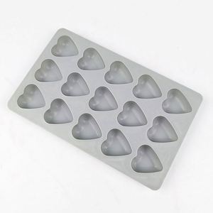 Hot Sale Mini Cake Jelly Candy Chocolate Molds 15 Cavities Heart Shaped Ice Cube Trays - Product Image 6