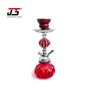 Grosir Set Hookah Hookah Shisha Chicha aluminium kustom dengan kandang dalam persediaan