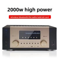 Système audio HIFI haute fidélité pour amplificateur 7.1 canaux, usage domestique, professionnel, haute puissance, pour les passionnés de karaoké