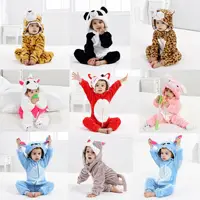 Mono de franela con capucha de Animal para bebé, Pelele de invierno para niña, peleles de bebé recién nacido de muestra gratis