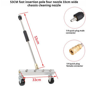Lingzhen électrique voiture châssis <span class=keywords><strong>Machine</strong></span> de nettoyage haute pression pistolet à eau tête buse municipale route assainissement rouleau Type lavage - Product Image 2