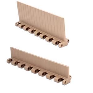 <span class=keywords><strong>Courroie</strong></span> modulaire antibactérienne POM PP bande transporteuse modulaire avec déflecteur pour le traitement des convoyeurs accessoires de convoyeur - Product Image 2