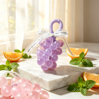 Savon en barre décoratif en cristal transparent multicolore fait à la main, 200g - pour le bain et les cadeaux - pour tous types de peau