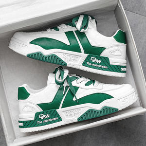 Baskets décontractées pour hommes Opt, semelle intermédiaire en caoutchouc, à lacets, bout rond, tendance mode, toutes saisons, chaussures de marche - Product Image 4