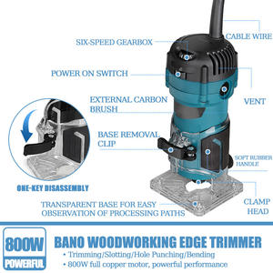 נתב חשמלי נייד מכונת גיזם יד חשמלי גוזם מכונת עץ גוזם - Product Image 6