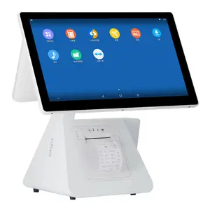 FJY-F6 15.6'' Ordering Machine Pos Android Windows Linux Built-Printer Desktop Computer Retail Pos Monitor All in One Pos System