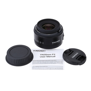 YONGNUO YN35mm 35mm F2 objectif pleine célébrité grand angle fixe objectifs d'appareil photo reflex numérique pour Nikon Canon - Product Image 6