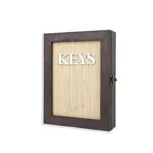 木制壁挂式钥匙扣木制钥匙柜
