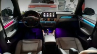 Kit d'éclairage LED dynamique et coloré de style galactique pour l'intérieur de voiture BMW X3 X4 F25 F26 2012-2017