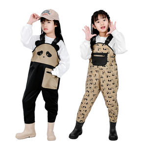 TOPIND Nouveau style Cuissardes de pêche en nylon imperméables Pantalon de costume Cuissardes de poitrine pour <span class=keywords><strong>enfants</strong></span> pour les jeux d'eau - Product Image 1