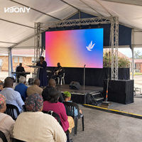 Pantalla LED P3.91 para Exteriores de Alquiler, 500x500mm, Pantalla LED para Escenarios, Video Wall de 7680Hz para Iglesias, Conciertos, Bodas y Eventos, Proveedor de Fábrica