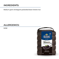 Vente directe d'usine Made In Italy Texture molle Venere Riz noir 5X1Kg pour Risotto gastronomique