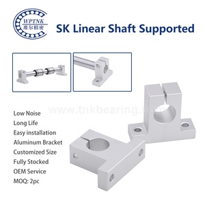 Chất Lượng Cao Nhà Máy Sk35 Trục Hỗ Trợ Khung Quang Học Trục Tuyến Tính Cố Định Chỗ Ngồi Mang Sửa Chữa Cơ Sở Hình Trụ Nhôm <span class=keywords><strong>DIY</strong></span> Bộ - Product Image 2