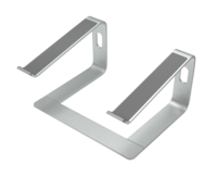 Support pour ordinateur portable en aluminium à hauteur fixe, modèle LS-G, noir/argent/couleurs personnalisées, option de logo personnalisé, design et emballage personnalisables