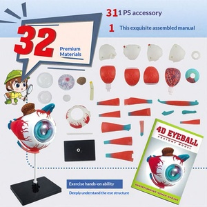 Modelo de anatomía ocular 4D MAXCARE transfronterizo MAC-CH08 de plástico desmontable, material didáctico médico para la educación infantil - Product Image 1
