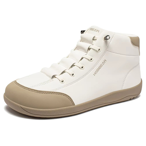 Mid-Top Barefoot Shoes Unisex Wide Toe Box Minimalist Ankle <b>Boots</b> Artificial Leather Non-Slip Outdoor Sneakers - Product Image 1