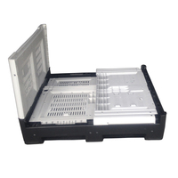 Grand conteneur de palette en plastique pliable pliable pour fruits et légumes