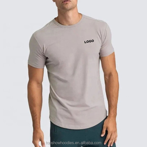 OEM Manufacture Custom umwelt freundliche leere Bambus T-Shirt 250gsm Baumwolle Blank Gym Sport Männer Hanf Bio-Baumwolle T-Shirt - Product Image 5