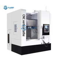 Tour vertical CNC VTC900, machine de tournage verticale robuste pour l'usinage de pièces d'anneaux d'engrenages