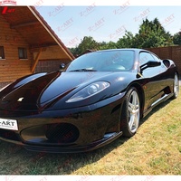 Z-ART Carbon-Karosserie-Kit für Ferrari F430 Carbon-Faser-Windabweiser Aerokit für Ferrari Tuning-Stoßstangen-Set für 430 Autoteile