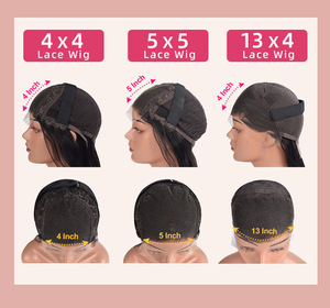 Perruques Lace Front en Cheveux Humains Brésiliens 100% Vierges, Naturelles, pour Femmes Noires – Vente en Gros à Prix Abordable - Product Image 6