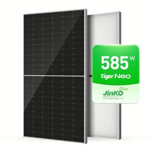 Panel Solar Jinko Tiger Neo Tipo N de 580W 575W 570W 565W, Panel Solar Monocristalino en Oferta, Precio para Energía Eléctrica - Product Image 1