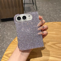 Étui de téléphone de luxe à écran plein, avec paillettes, diamants et strass, pour iPhone Duo, protection antichoc, coque brillante pour iPhone 18 Duo