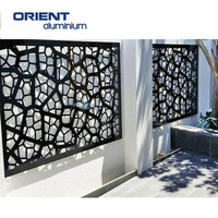Écran mural décoratif et grille de fenêtre en aluminium découpé au laser sur mesure pour la décoration de hall |   Approvisionnement direct d'usine chinoise