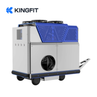 Refroidisseur d'air portable sur pied Kingfit R410A pour silo à céréales, compresseur écologique, haute performance de chauffage et de ventilation pour stockage de haricots