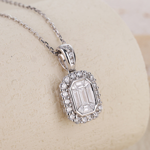 Colgantes de Diamantes Naturales Sólidos de Oro Blanco de 18K de Alta Calidad, Certificados por GIA, Corte Brillante Clásico, Entrega Rápida, Perfectos para Uso Diario - Product Image 5