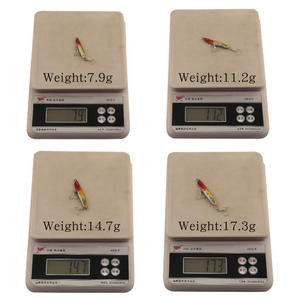 Leurre vibrant en métal coulant Vibra Lure 18g, appât de fond pour la pêche au bar avec hameçons triples - Product Image 4