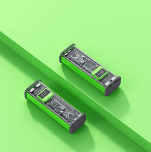 Batería Externa Transparente de 20000 mAh con PD20W, Carga Rápida de 22.5w, Cargador Portátil con Cable para iPhone y Samsung - Product Image 6