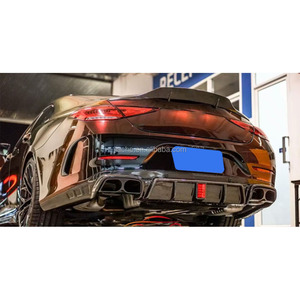 Diffusore Posteriore in Fibra di Carbonio FRP con Terminale di Scarico per <span class=keywords><strong>Mercedes</strong></span> Benz Classe <span class=keywords><strong>CLS</strong></span> <span class=keywords><strong>C257</strong></span> CLS260 AMG dal 2019 in poi - Product Image 5