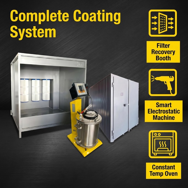 Changhe Steel Manual PLC-Controlled Electric Powder Coating Spray Booth Curing Oven Motor Engine Easy Operation Painting