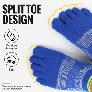 WRELS Wholesale Coolmax Compression Five Toe <strong>Socks</strong> Unisex Workout <strong>Training</strong> <strong>Sock</strong> Outdoor Running Elastic Low Tube Five Toe <strong>Socks</strong> - Product Image 5