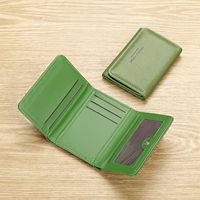 Dompet Kartu Lipat Tiga Logo OEM untuk SIM, Dua dalam Satu, Dompet Kompak Multi Slot Kartu untuk Pria